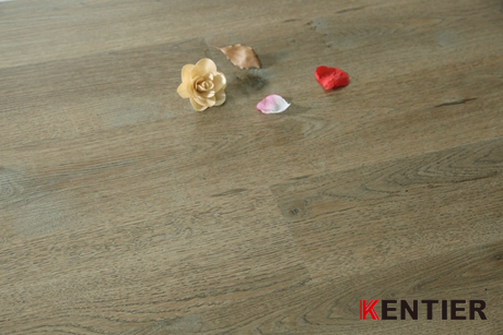 K0773-Grey Color 36 In. Long Dry Back Pvc Flooring From Kentier